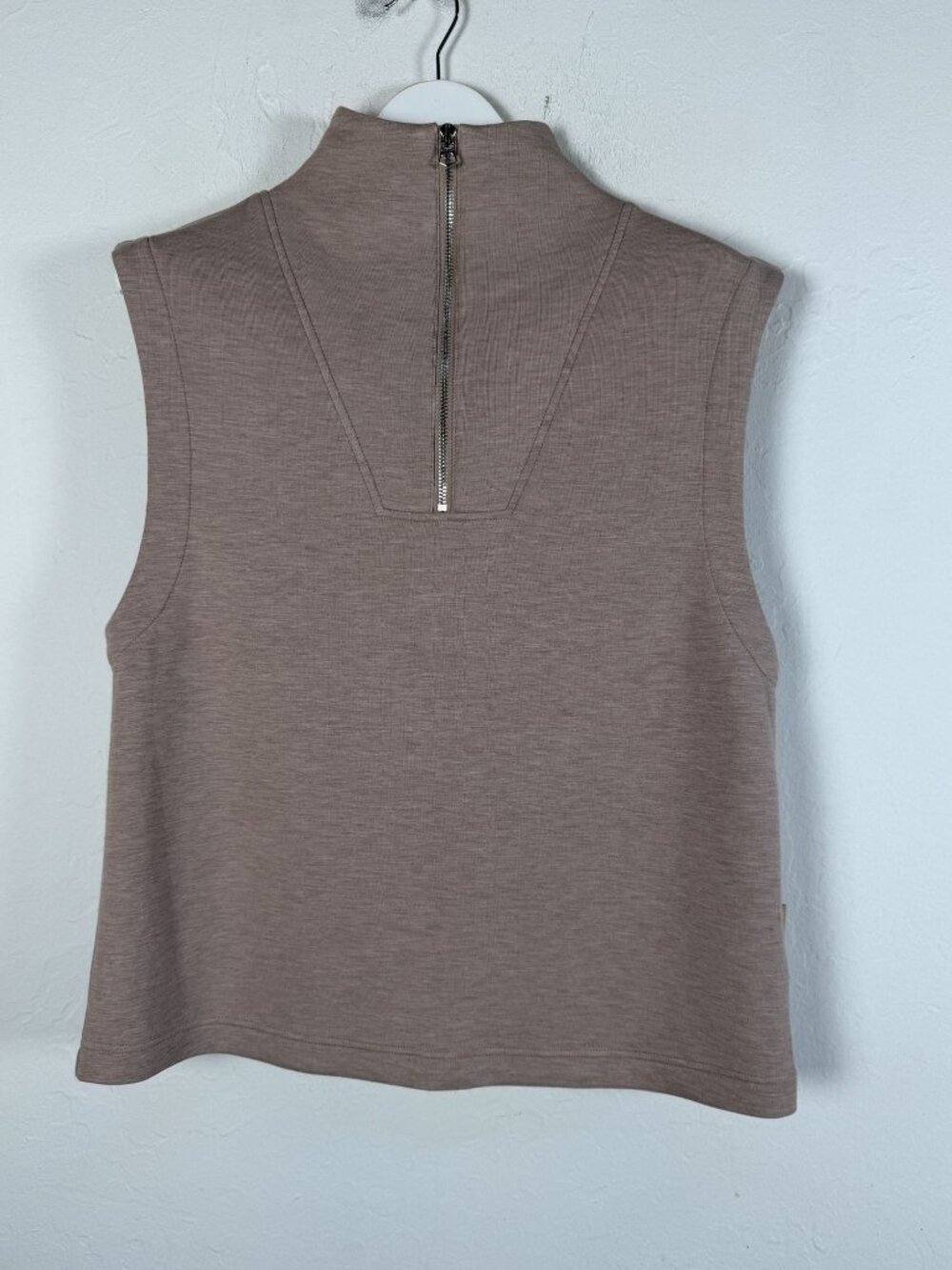 Varley Magnolia Half Zip Tank DoubleSoft Sleeveless Top Womens Medium Stretch